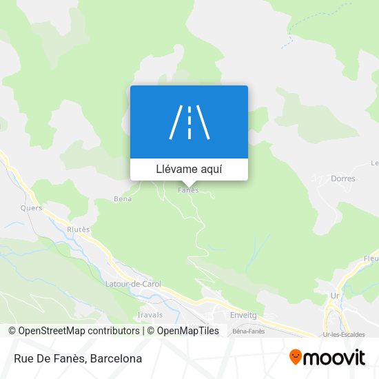 Mapa Rue De Fanès