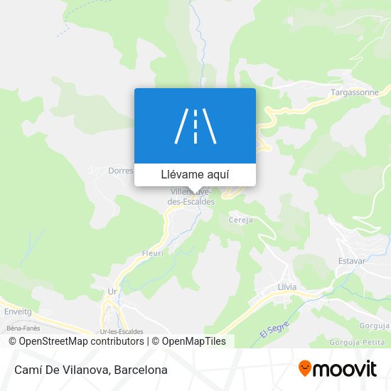 Mapa Camí De Vilanova