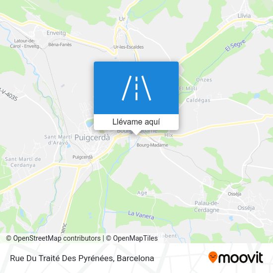 Mapa Rue Du Traité Des Pyrénées