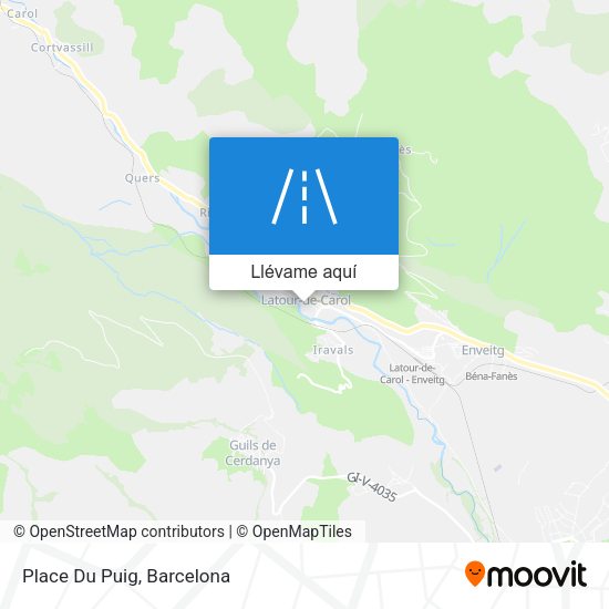 Mapa Place Du Puig