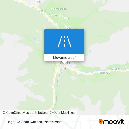Mapa Plaça De Sant Antòni