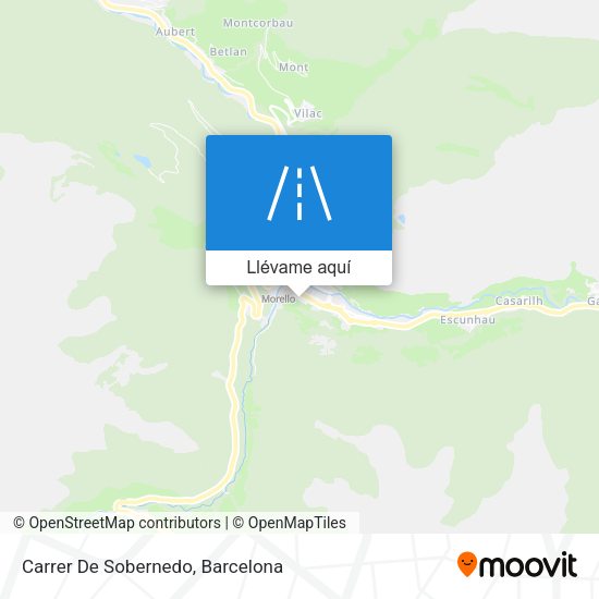 Mapa Carrer De Sobernedo