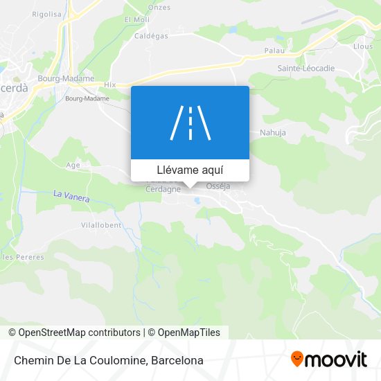 Mapa Chemin De La Coulomine