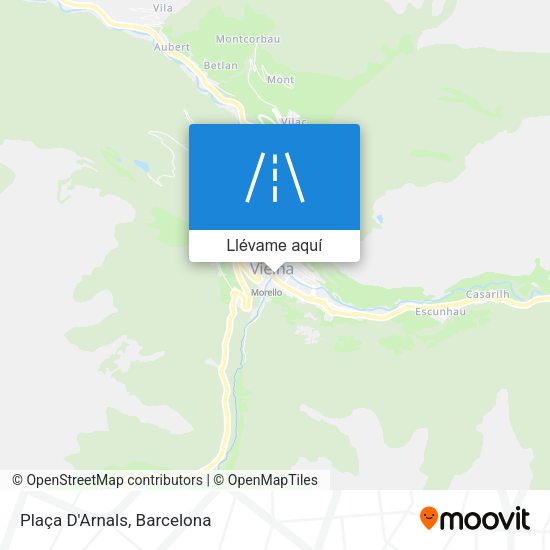 Mapa Plaça D'Arnals