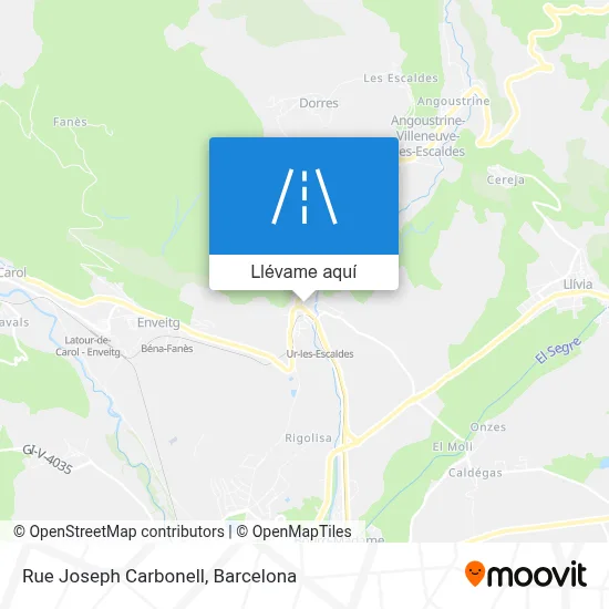Mapa Rue Joseph Carbonell