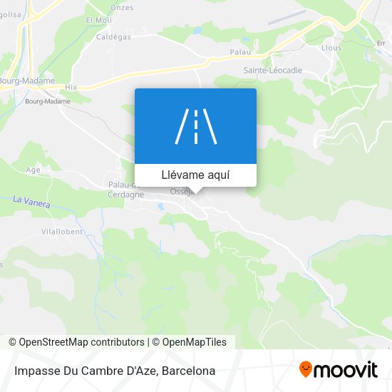 Mapa Impasse Du Cambre D'Aze
