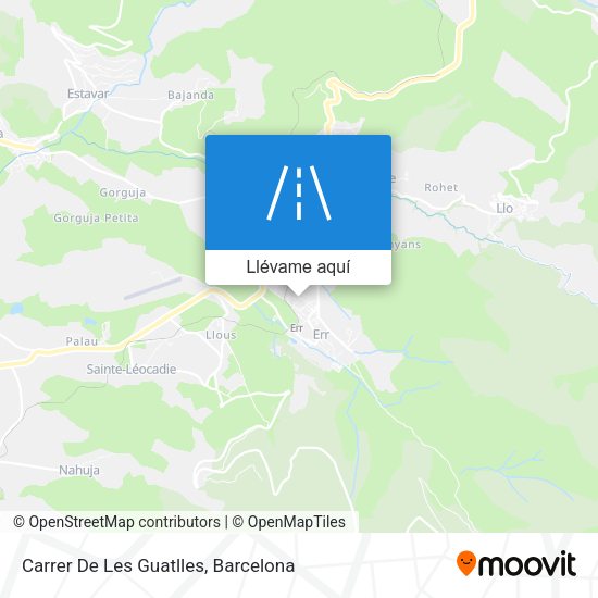 Mapa Carrer De Les Guatlles
