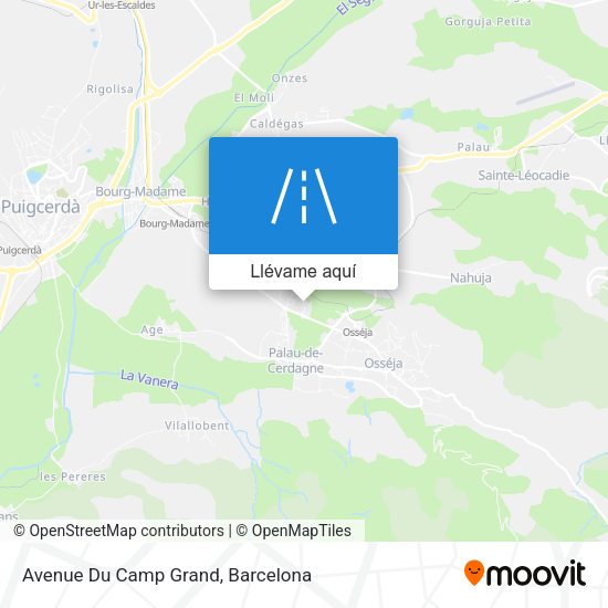 Mapa Avenue Du Camp Grand