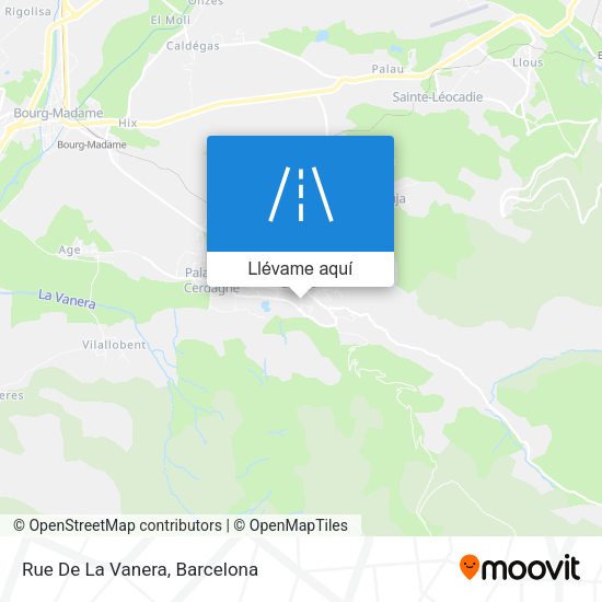 Mapa Rue De La Vanera