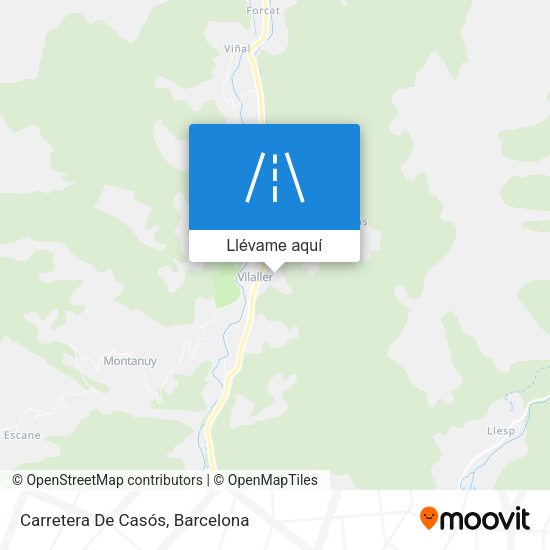 Mapa Carretera De Casós