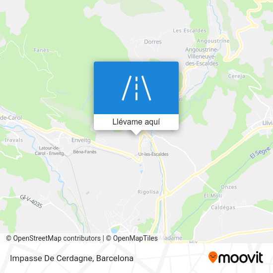 Mapa Impasse De Cerdagne