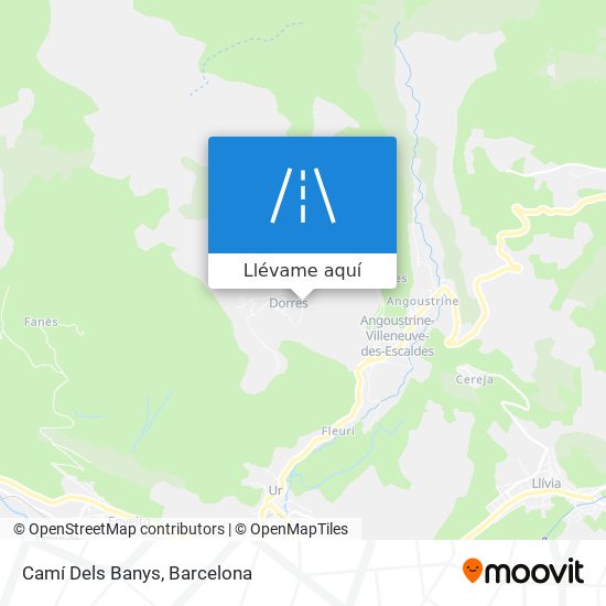Mapa Camí Dels Banys