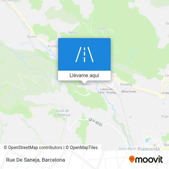 Mapa Rue De Saneja