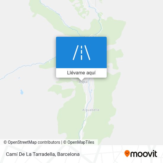 Mapa Camí De La Tarradella