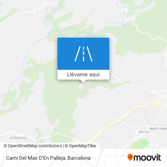 Mapa Camí Del Mas D'En Pallejà