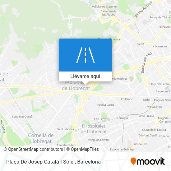 Mapa Plaça De Josep Català I Soler