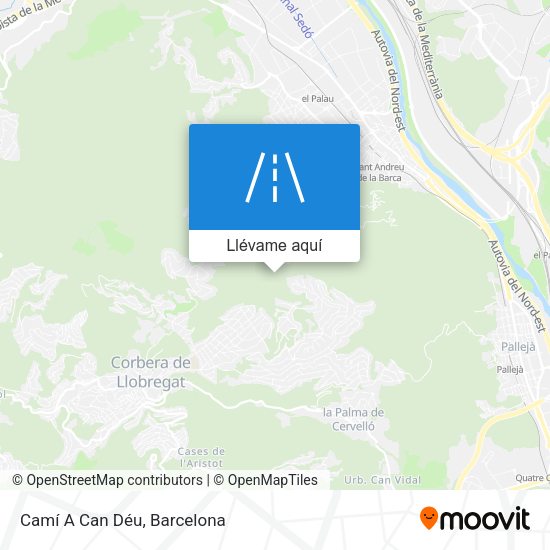 Mapa Camí A Can Déu
