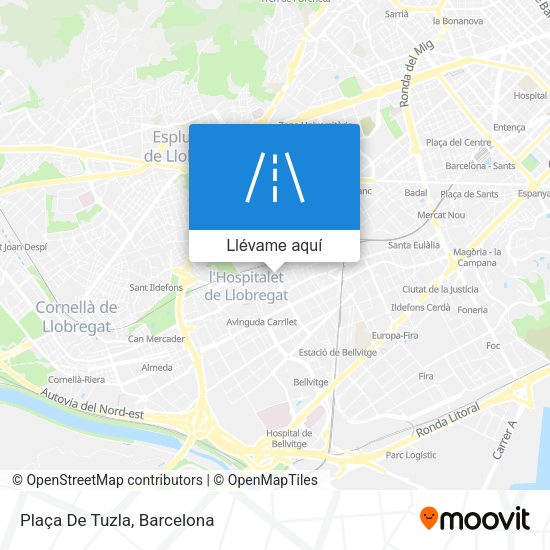 Mapa Plaça De Tuzla
