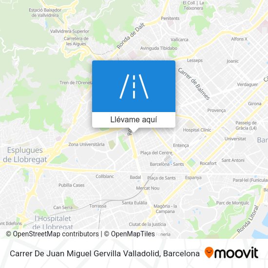 Mapa Carrer De Juan Miguel Gervilla Valladolid