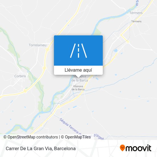 Mapa Carrer De La Gran Via