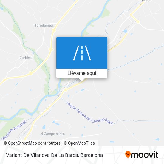 Mapa Variant De Vilanova De La Barca