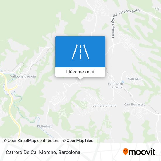 Mapa Carreró De Cal Moreno