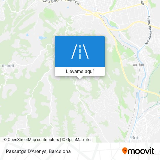 Mapa Passatge D'Arenys