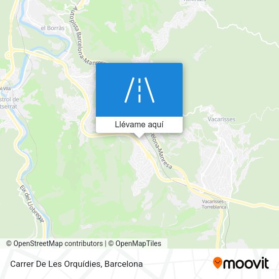 Mapa Carrer De Les Orquídies