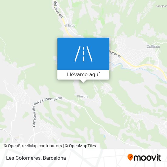Mapa Les Colomeres