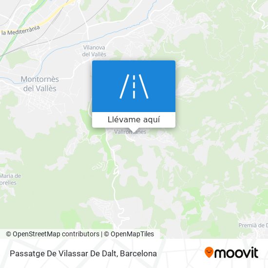 Mapa Passatge De Vilassar De Dalt