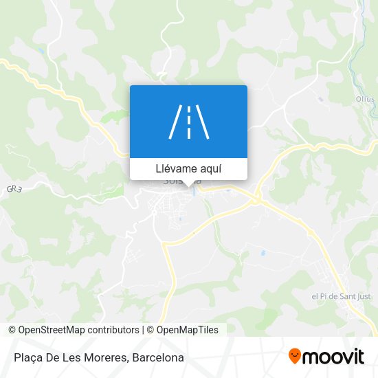 Mapa Plaça De Les Moreres