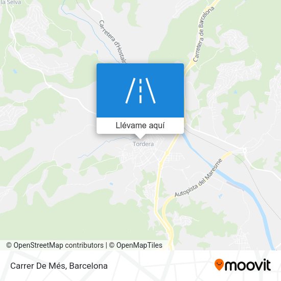 Mapa Carrer De Més