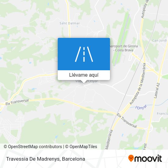 Mapa Travessia De Madrenys