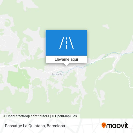 Mapa Passatge La Quintana