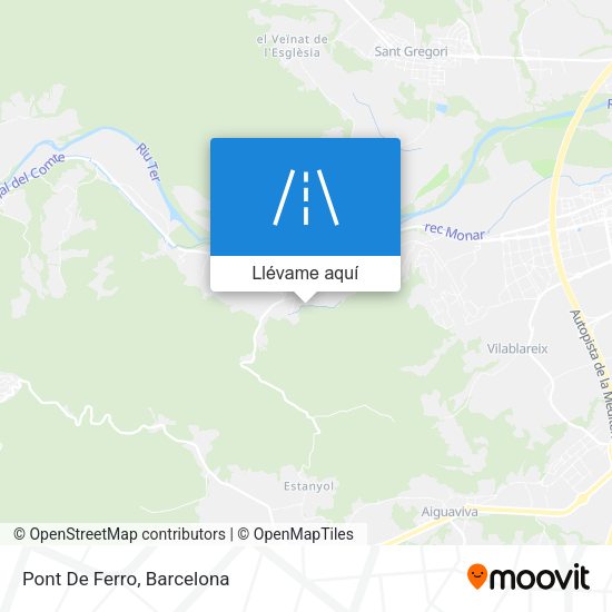 Mapa Pont De Ferro