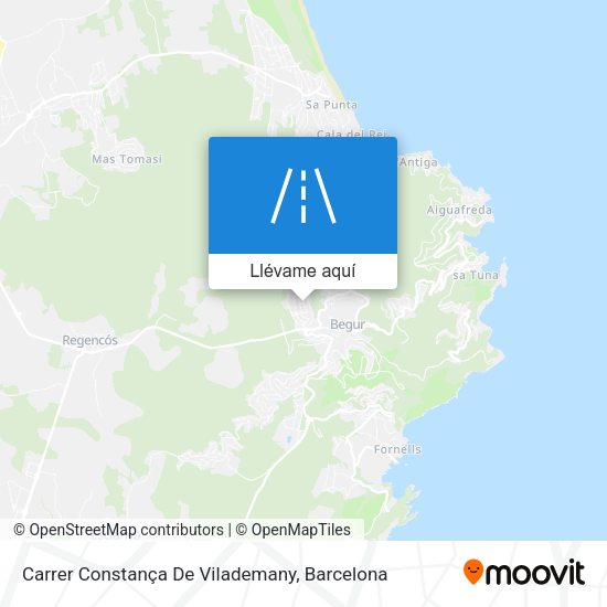 Mapa Carrer Constança De Vilademany