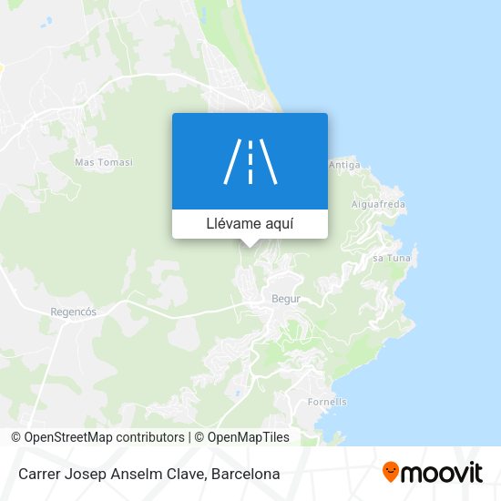 Mapa Carrer Josep Anselm Clave