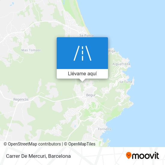 Mapa Carrer De Mercuri