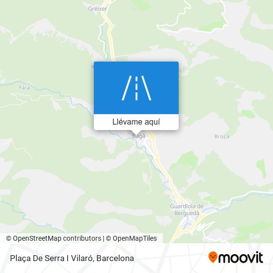 Mapa Plaça De Serra I Vilaró