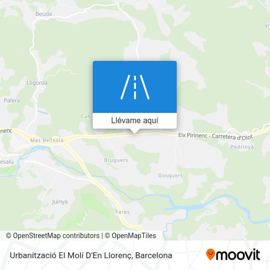 Mapa Urbanització El Molí D'En Llorenç