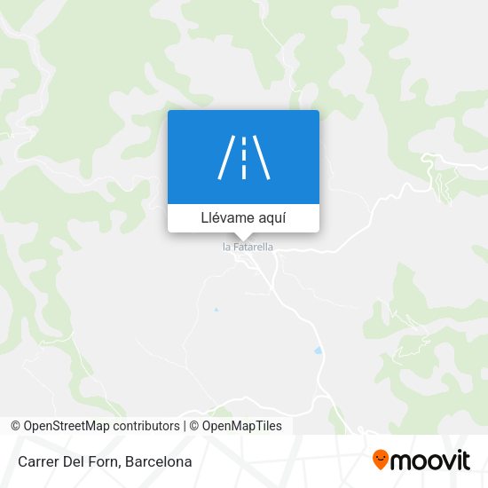 Mapa Carrer Del Forn