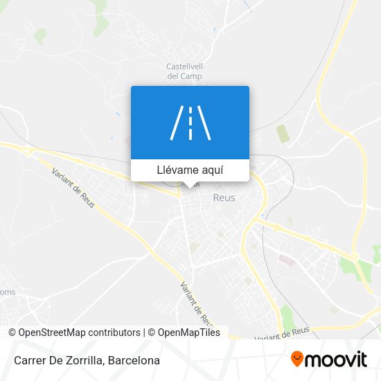 Mapa Carrer De Zorrilla