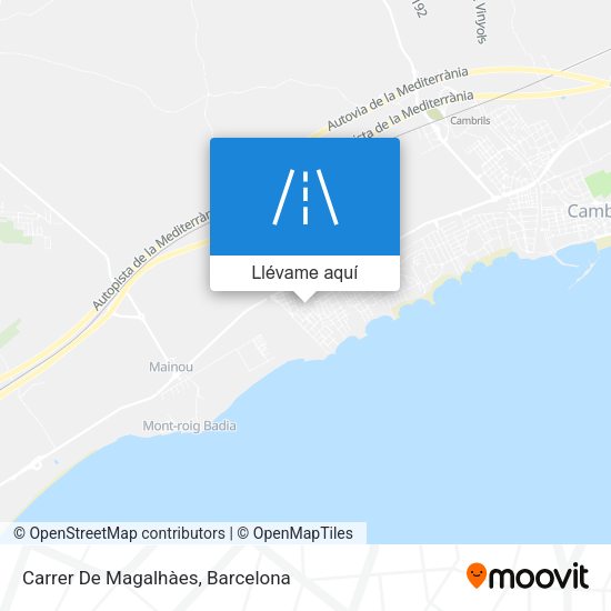 Mapa Carrer De Magalhàes
