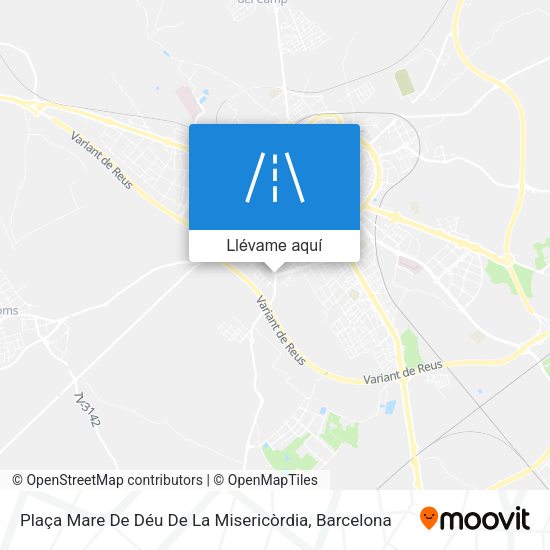 Mapa Plaça Mare De Déu De La Misericòrdia