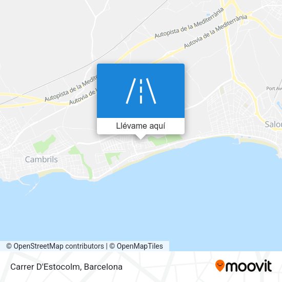 Mapa Carrer D'Estocolm