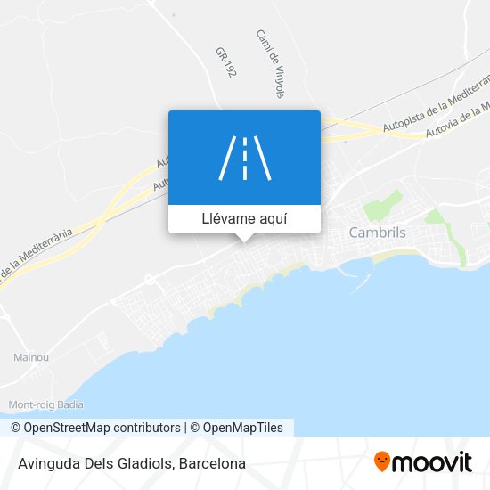Mapa Avinguda Dels Gladiols