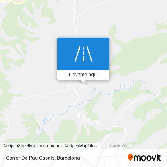 Mapa Carrer De Pau Casals
