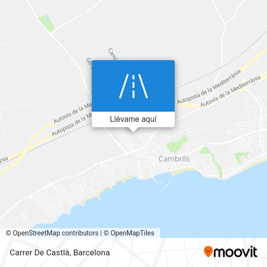 Mapa Carrer De Castlà