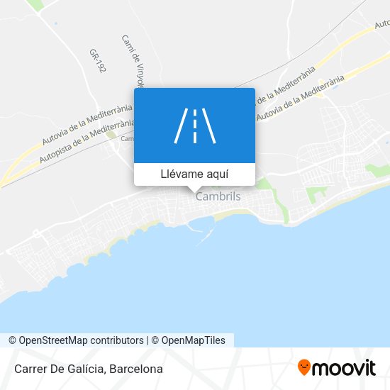Mapa Carrer De Galícia