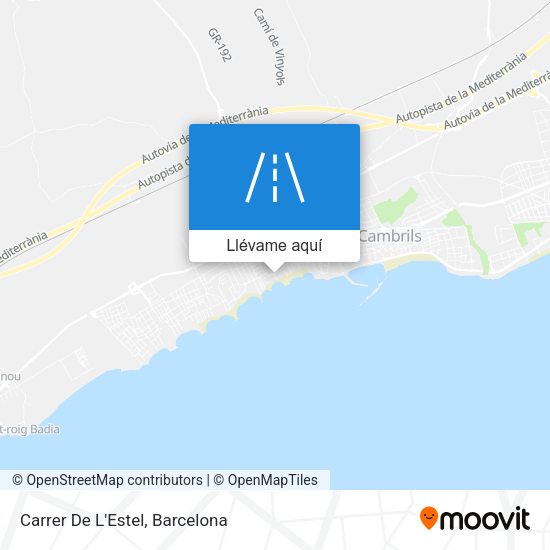Mapa Carrer De L'Estel
